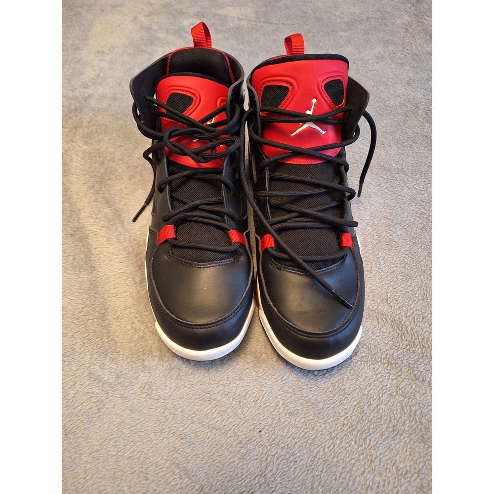 Jordan 6-17-23 Bred Black University Red White Sneakers DM1685-006 Mens 6.5Y - Picture 2 of 6